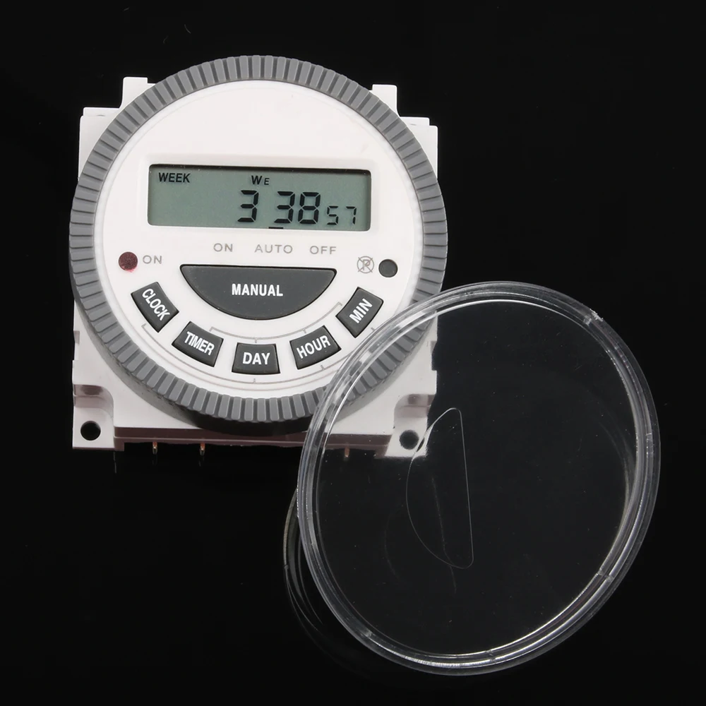 1PC TM619 1NO1NC Digital 7 Days Weekly Programmable AC220V230V240V Timer Switch Time Relay Power Timer controller LCD 16A ON/OFF 4
