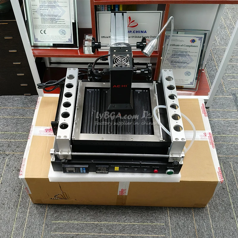LY ACHI IR PRO SC 적외선 BGA 솔더 리워크 스테이션 마더보드 칩 PCB 복원 및 수리 기계 2800W