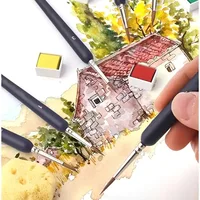 15pcs Fine Detail Paint Brush Set - Miniature Paint Brush For Detailing & Art Painting - Acrylic, Watercolor, Oil, Models 2