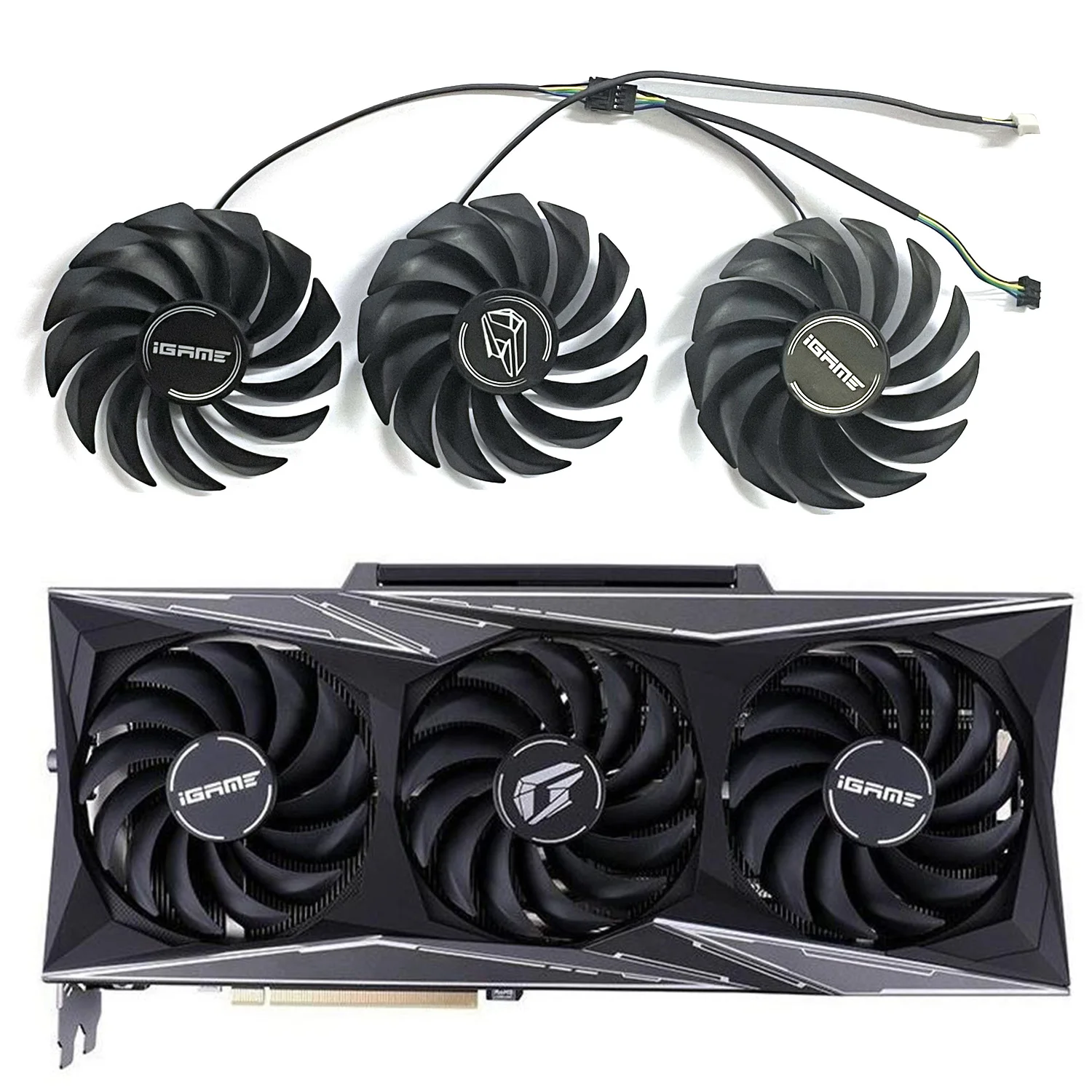 

90MM PVA080E12R RTX3060 RTX3070 RTX3080 RTX3090 Cooling Fan For Colorful iGame RTX 3060 3070 3080 Ti 3090 Vulcan