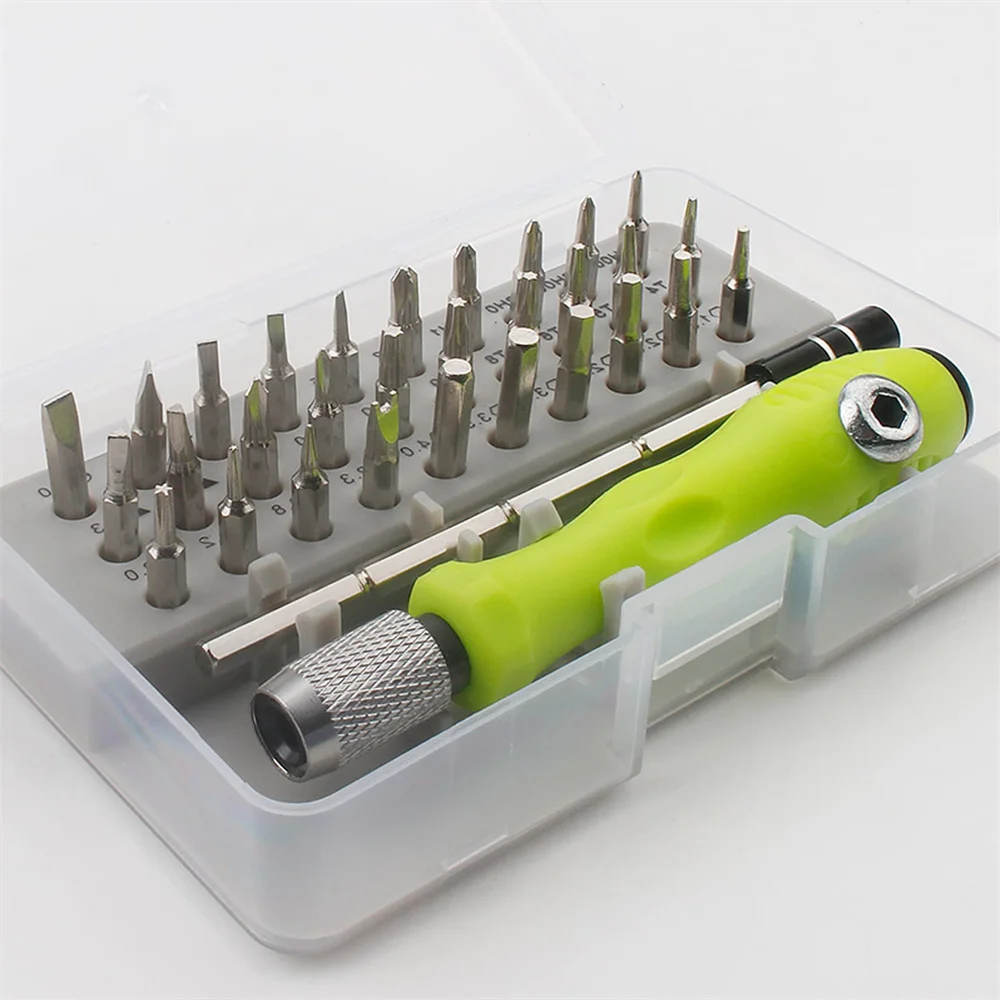 

32 In 1 Screwdriver Set Magnetic Precision Screwdriver Bits Repair Torx Ratchet Screw Driver For Phone Laptop Non-slip Hand Tool