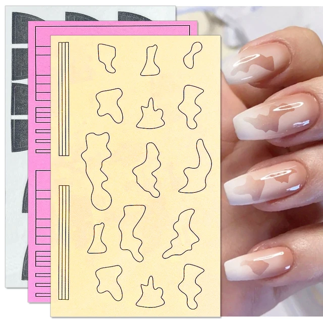 Airbrush Nail Art Stencils Sticker Love Heart Number Butterfly Design  Prints Decals Template Airbrush Nail Salon Supply 1pc - Nail Templates -  AliExpress