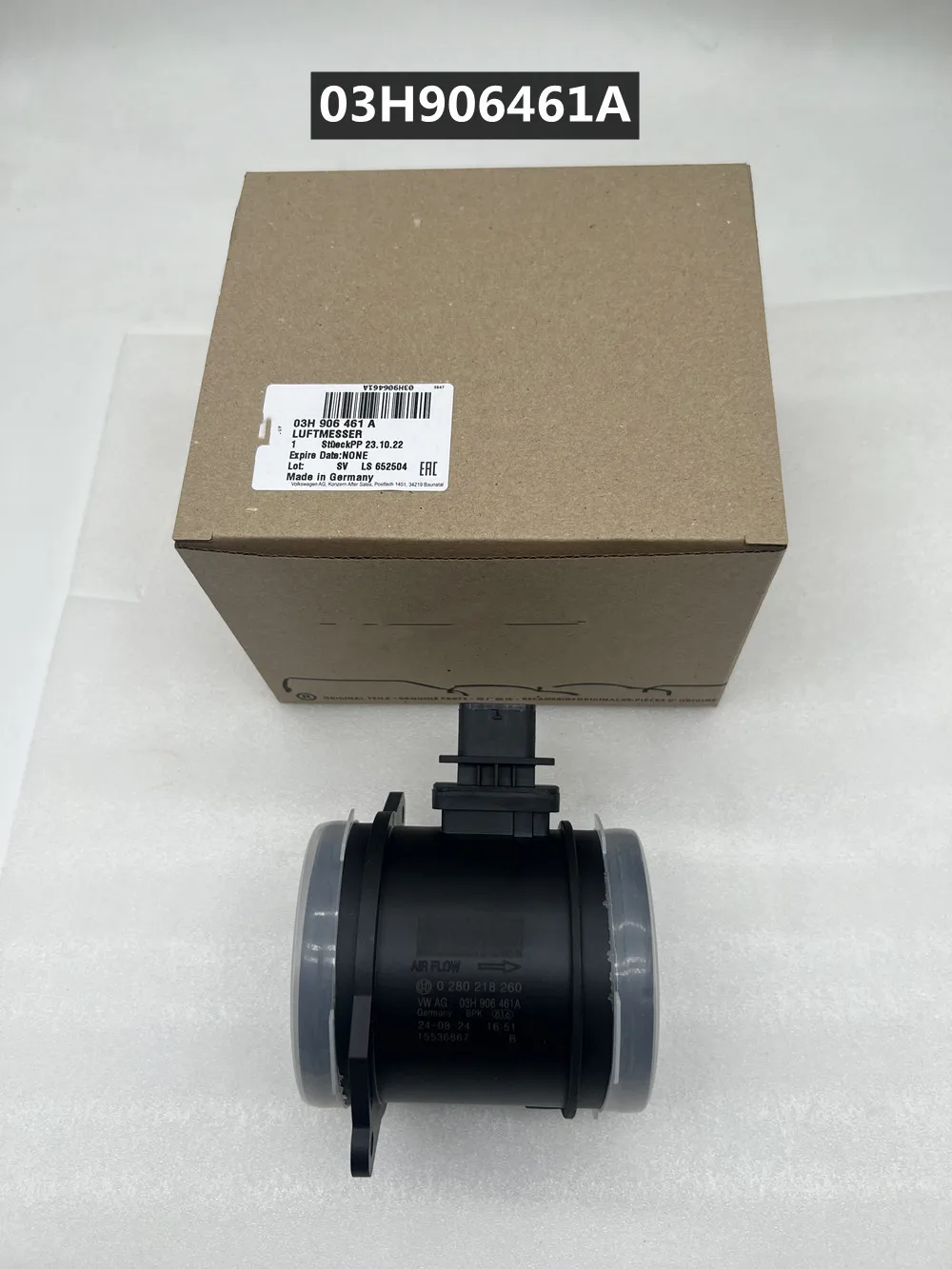 0280218260 03H906461A MAF Air Mass Sensor Flow Meter For Volkswagen 3.6L V6 GAS DOHC
