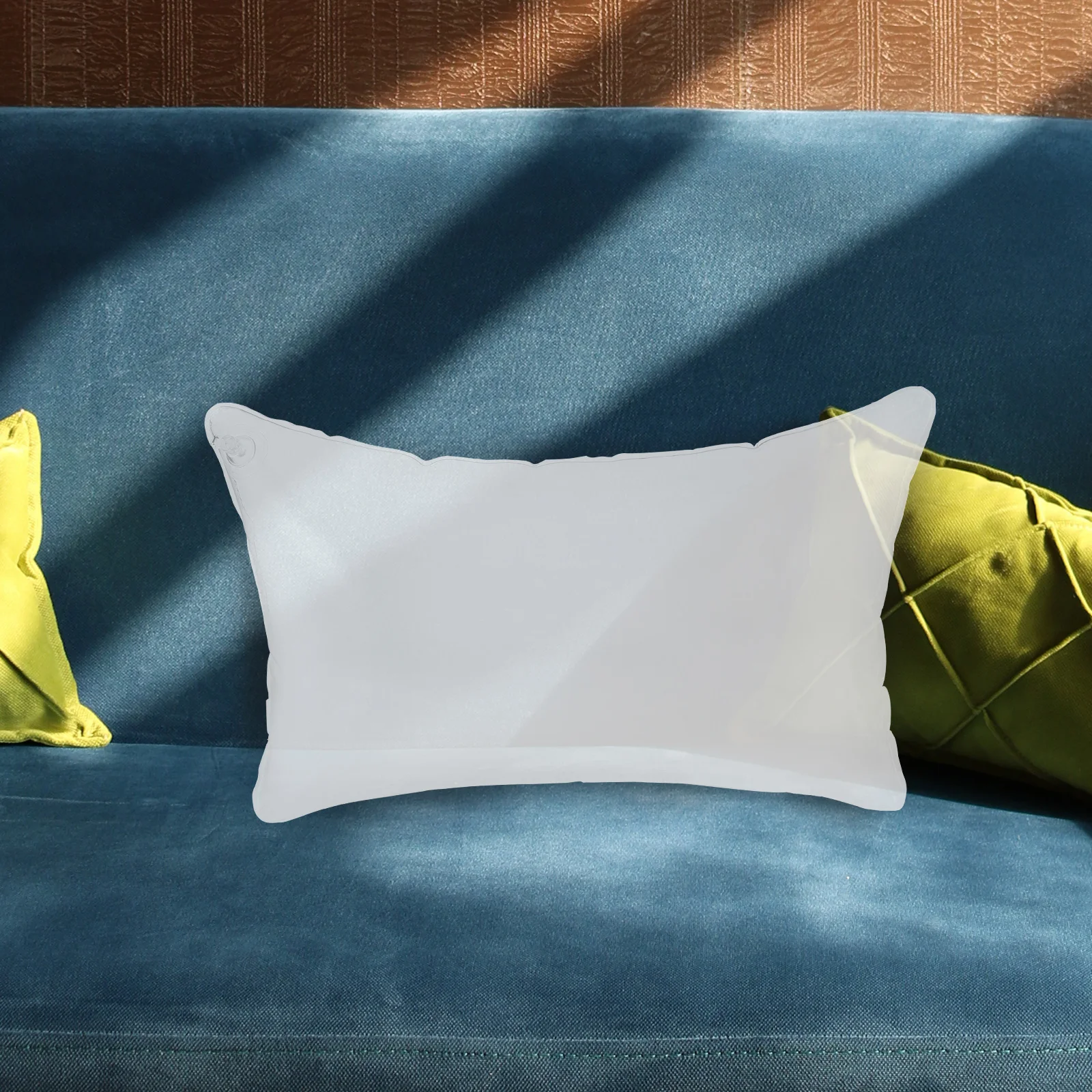 50 Pcs Inflatable Pillow Camping Cushion Transparent Sofas Pvc Material Pillows Outdoor Camping Equipment Foldable Throw