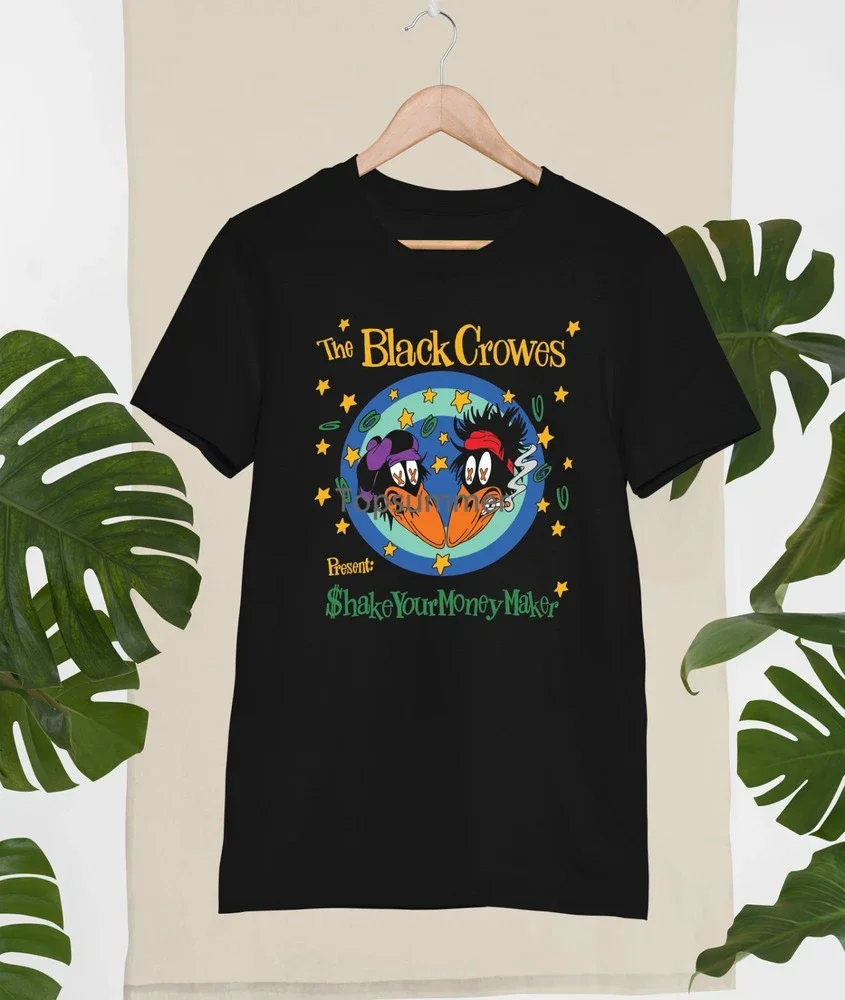 

Blacks Crowes Band T-Shirt Black Short Sleeve All Sizes S To 4Xl Q683