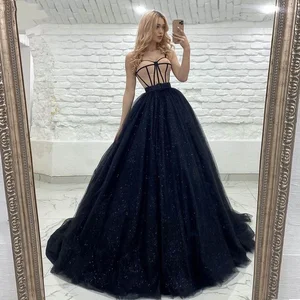 Image for 2023 Black Women's Sexy Sweetheart Evening Dresses 