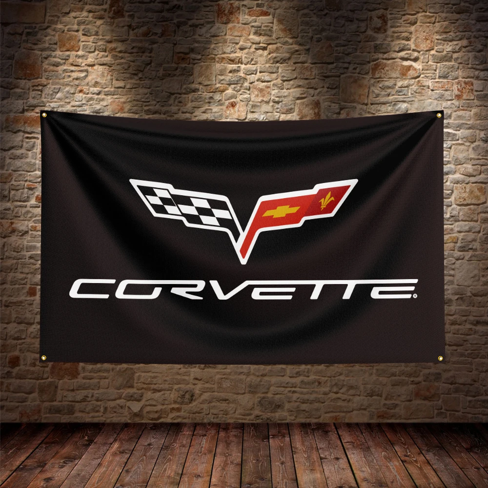 

3X5Ft Racing Car 1 Flag Polyester Printed Car Banner For Decor