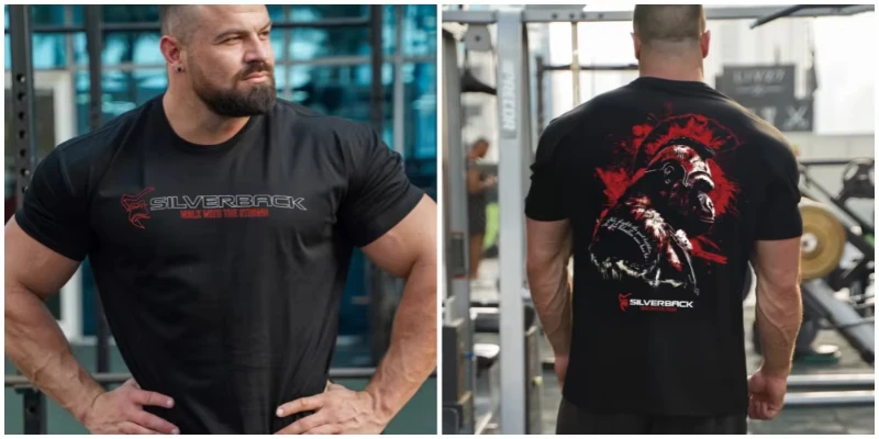 Vintage Gorilla Gym Print Unisex Oversized Cotton T-Shirt - Streetwear Casual Essential