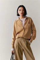 Intellectuals' wonderful advanced Gao Zhi Tong Qin Lu wool cashmere OS knitted shirt - Image 5