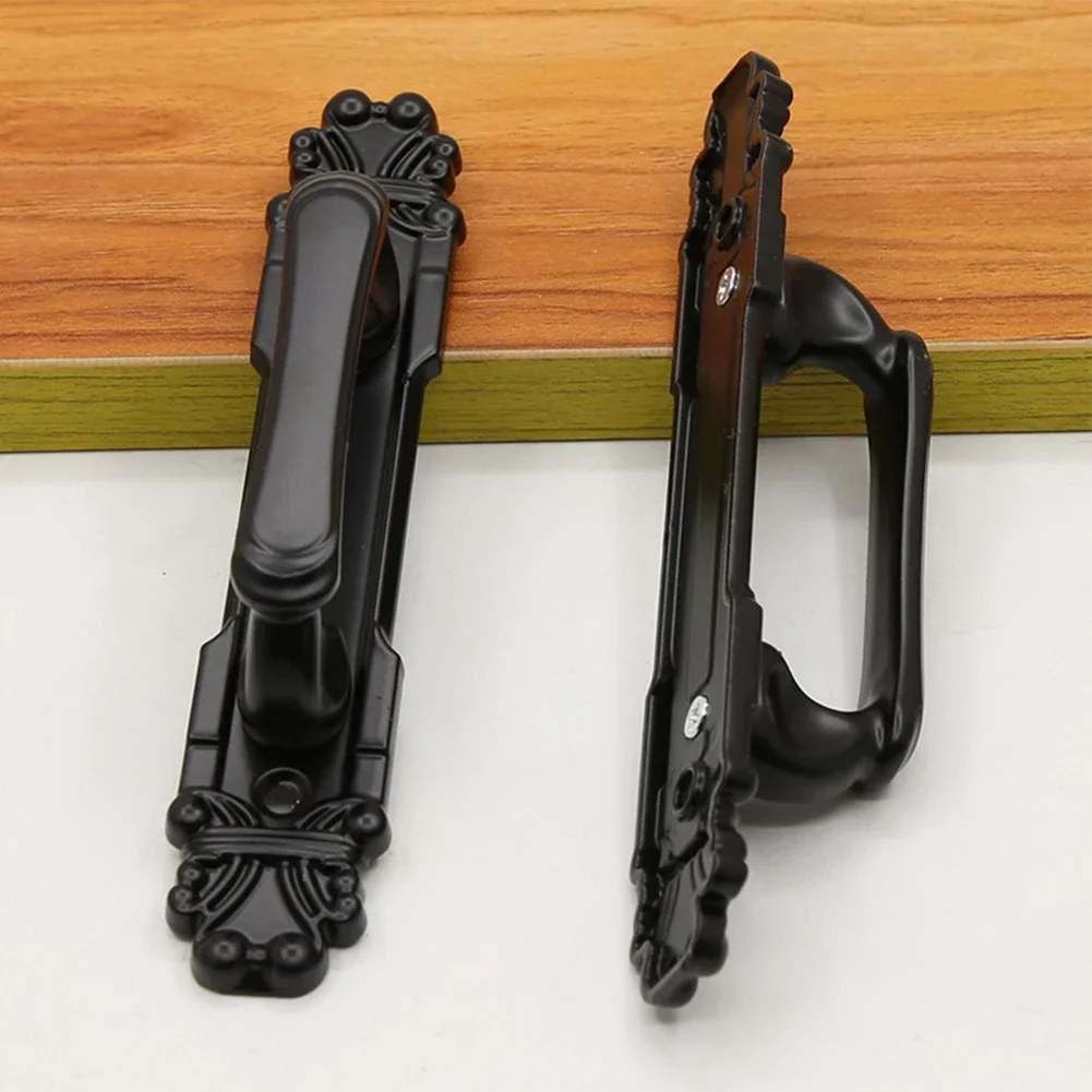 Barn Antique Sliding Door Handles For Cabinet Wardrobe Buckle Accessories Heavy Duty Vintage Door Handle Grip 1/2pc