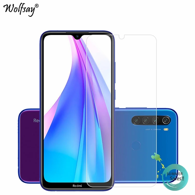 Wolfsay Glass Per Xiaomi Redmi Note 8T Proteggi Schermo In Vetro Temperato Per Redmi Note 8T 8 8 Pro Pellicola Per Telefono Per Redmi Note 8T