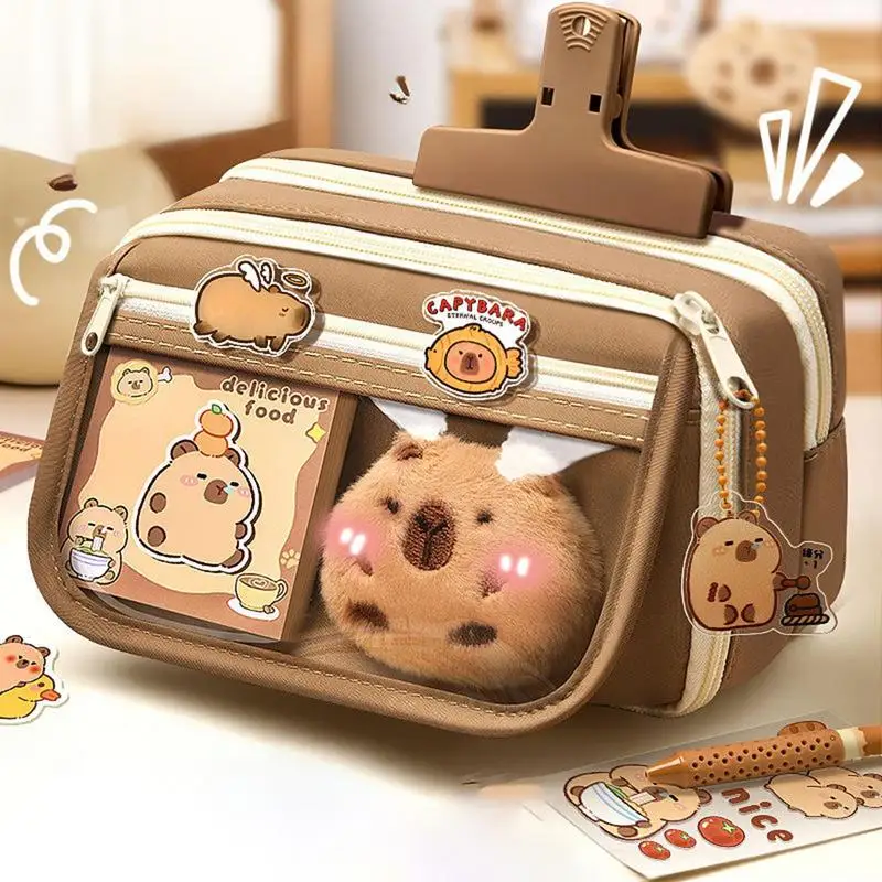 KARIKATUR CAPYBARA-KARTEN HALTER Acryl Bus-Karten abdeckung Karten etui EUR 5,00 - DE