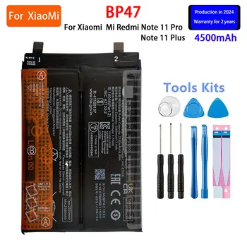 2024 years 100% Orginal BP47 4500mAh For Xiaomi Mi Redmi Note 11 Pro Note11+ Note 11 Plus Phone Replacement Batteries+Tools