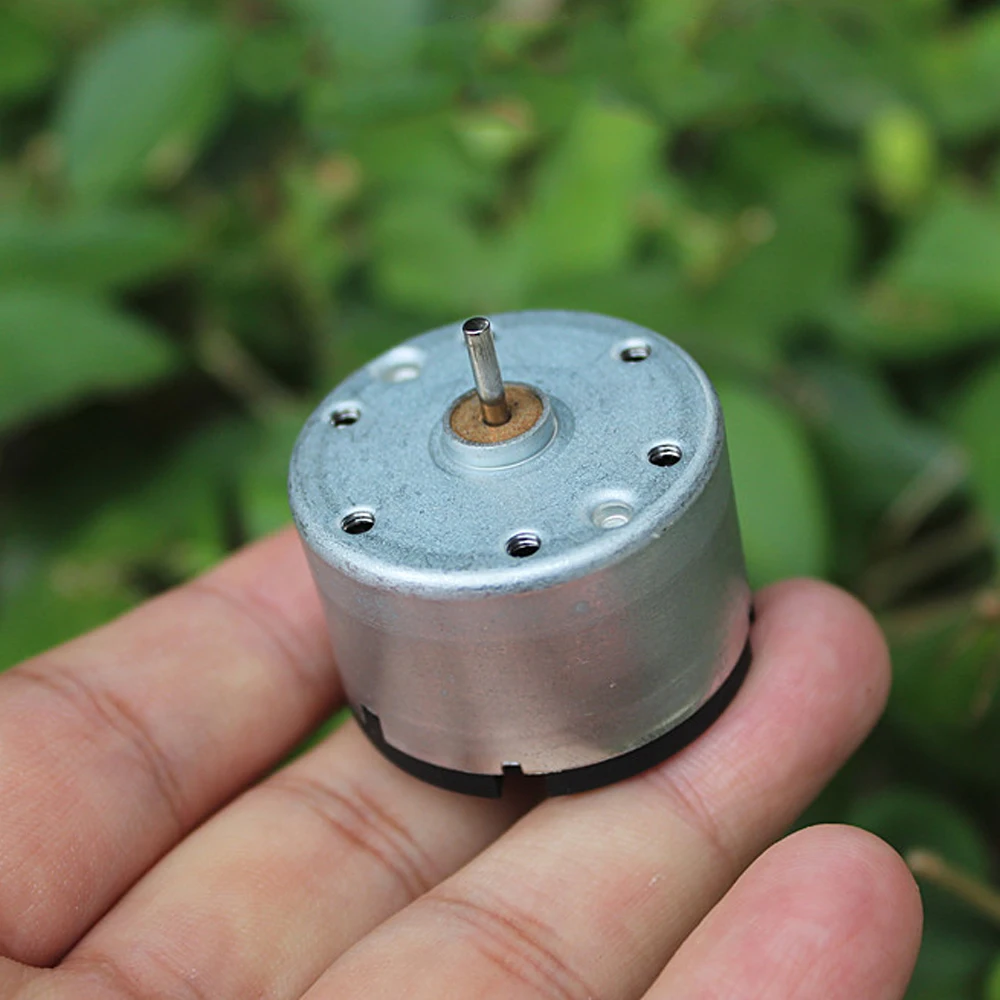 Mini 500 Electric Dc Motor Micro 33Mm Round Motor Dc 3V 3.7V 5V 6400Rpm Car Boat Model Accessory Motor