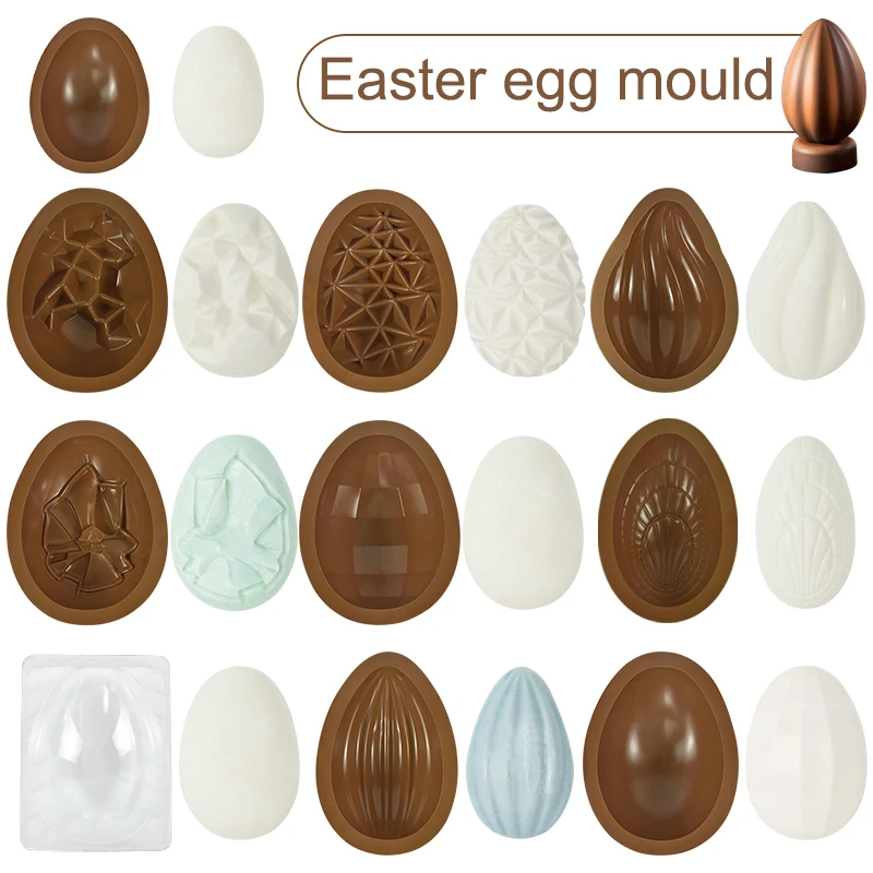 Half Sphere Silicone Mold Easter Chocolate Egg Molds Chocolate Bomb Mould  Bakeware Mousse Knock Happy Egg Shape Silicon Moulds - Cake Tools -  AliExpress