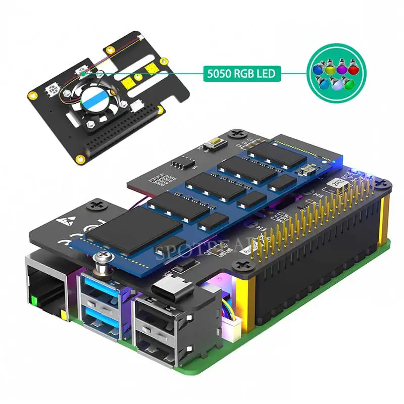 ����� ���� 5, 3 �� 1, ��ǳ�� 2280 2242, 2230 PCIe to M.2 NVMe SSD ���� ����