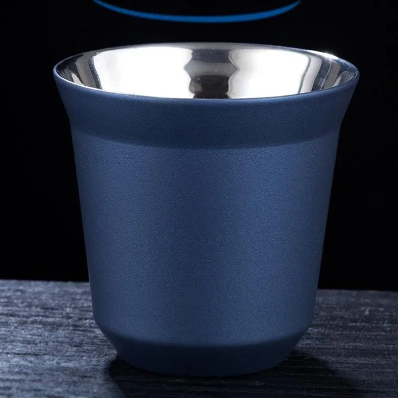 Stainless Steel Double Wall Insulated Espresso Cup Set