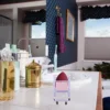 Wheelbarrow Mini Shopping Cart Trolley Handcart Household Utility Model Metal Lavender Child 5