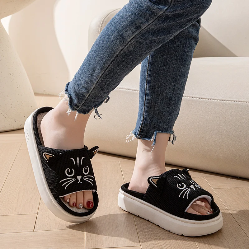 Women Casual Platform Slippers Home Spring Summer Cute Cartoon Designer Shoes for Indoor Outdoor Lightweight women slippers lightweight slippers platform slippers