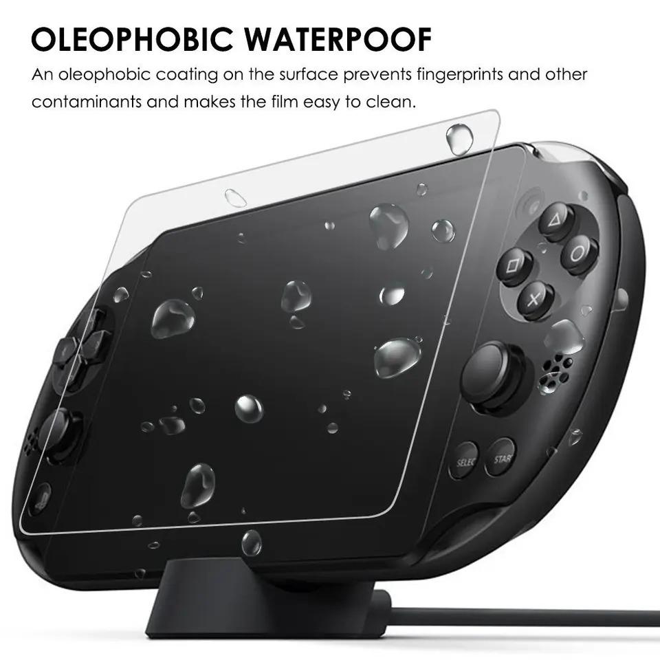 2 Proteggi Schermo Vetro Temperato Per Sony PlayStation Vita 2000 - Trasparente, Ultra Slim, Garanzia 3 Mesi