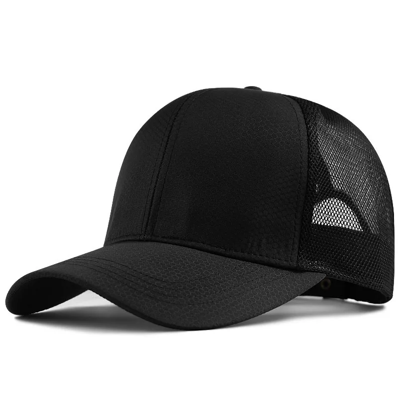Summer Outdoors Cool Big Head Man Large Size Mesh Baseball Hats Male Outdoors Plus Size Sport Caps 60-68cm
