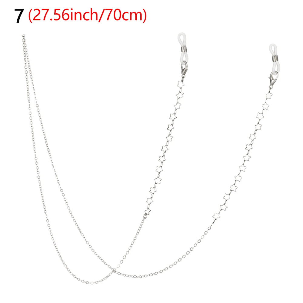 Unisex Metal Glasses Holder Chain Lanyard with Braided Design