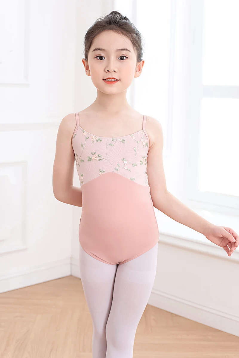 

Ballet Dance Leotard Children High Quality Pink Practice Ballet Dancing Wear Girls Gymnastics Dance Leotards
