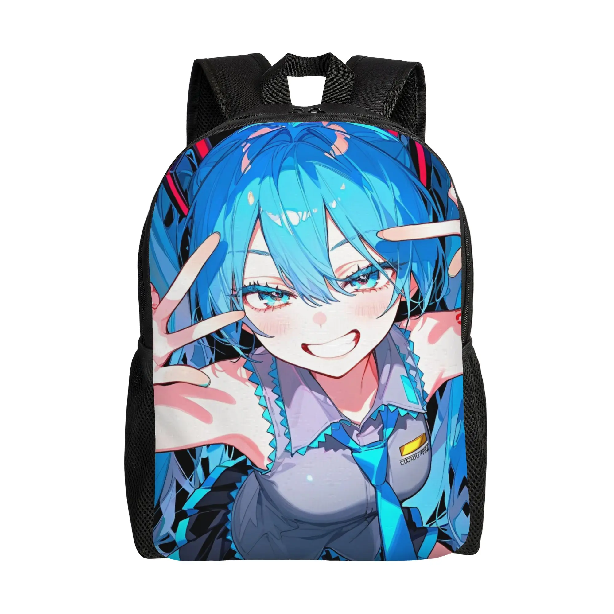 Stylish Unisex Hatsune Miku Backpack - Fashionable and Durable Daypack