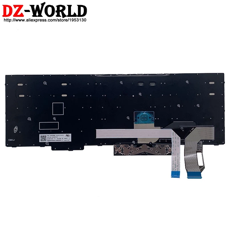 Teclado Retroiluminado Alemão Portátil Lenovo Thinkpad E580 E585 E590 E595 T590 P53s L580 L590 P52 P72 P53 P73 01yn712 01yn672 - Imagem 3