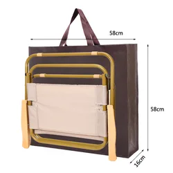 Enhanced Outdoor Folding Chair Storage Bag - Waterproof Carrying Case for Picnic and Lounge Essentials (58x58x16cm)