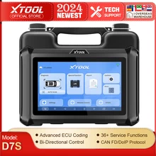 XTOOL D7S 업그레이드 D7 ECU 코딩 양방향 스캔 도구, OBD2 스캐너, 전체 시스템 진단 도구, 36 + 서비스 CAN FD & DoIP