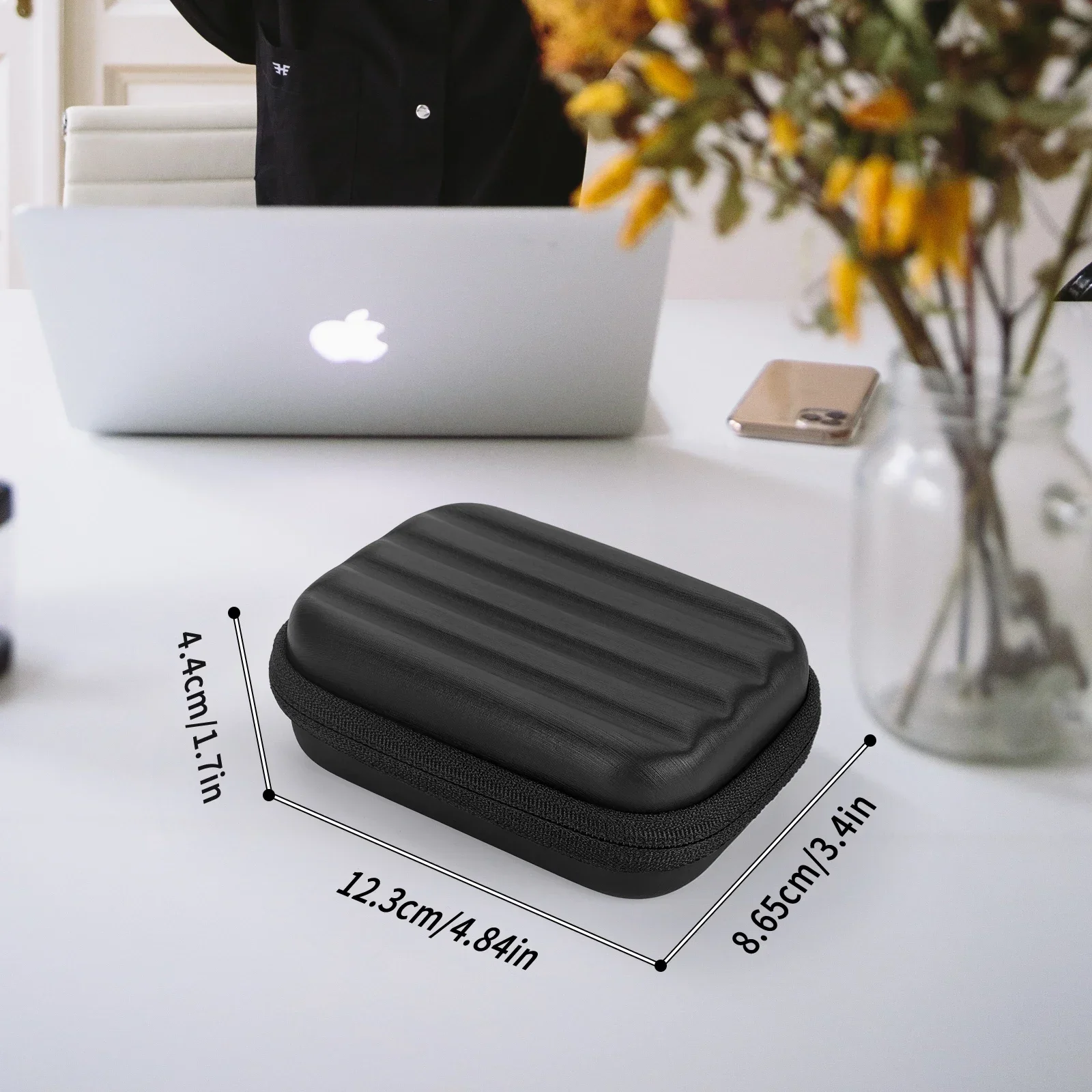 YINKE Portable Travel Storage Shockproof ＆ Waterproof Protective SSD Case Compatible with Samsung T7 Shield Hard Disk Drive Bag hard disk case