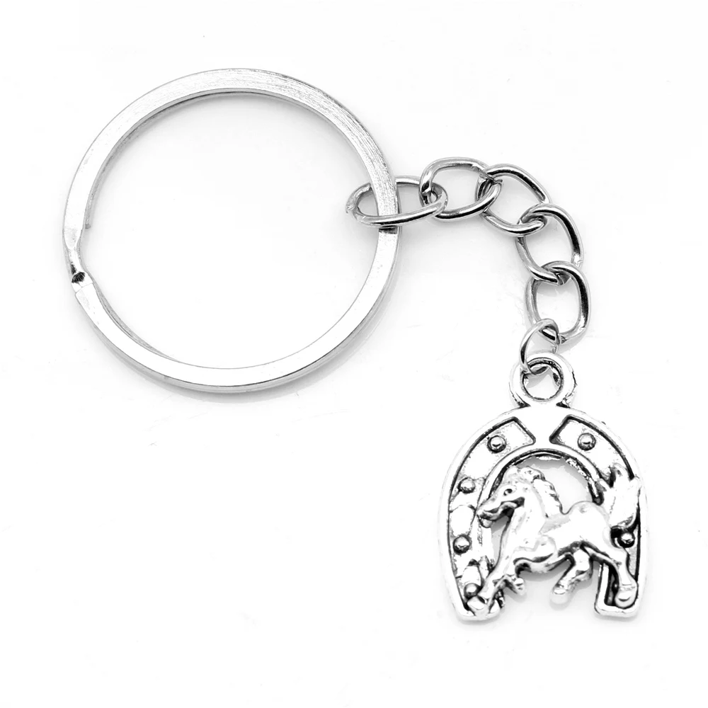 

1 Piece horse's Hoof Keychain For Keys Diy Jewelry 18x23mm