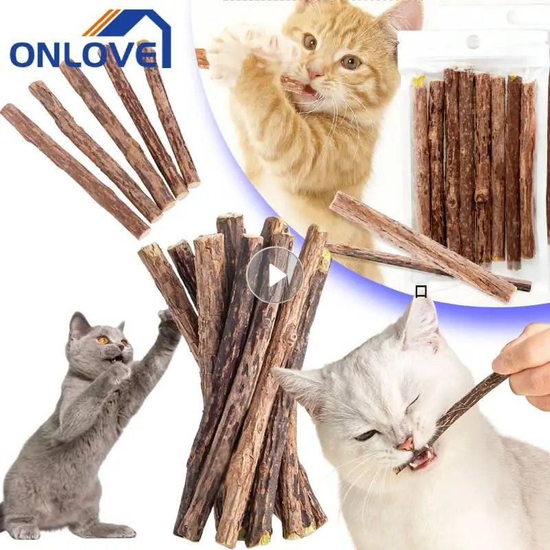 Cat Molar Stick Cleaning Teeth Natural Catnip Pet Cat Molar Toothpaste Stick Cat Snacks Sticks Pet Cleaning Teeth Pet Supplies