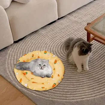 Dog Cooling Mat Cute Cartoon Cat Bed Cute Cartoon Pet Gel Cooling Pad Pet Supplies Dog Sleeping Kennel Mat For Indoor Outdoor 2