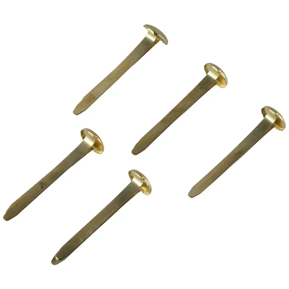 100 Pcs Photo Wall Gold Push Pins Iron Thumb Tacks Map Pins Office