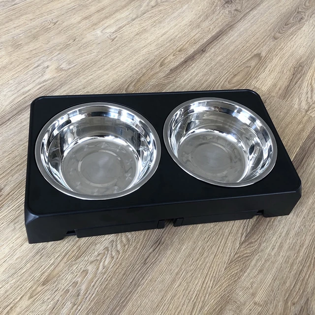 BOOTEELY Adjustable Elevated Dog Feeder 2