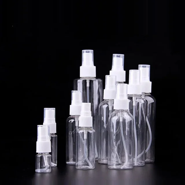 빈 투명 플라스틱 스프레이 병, 의료용 구강 액체를 위한 필수품