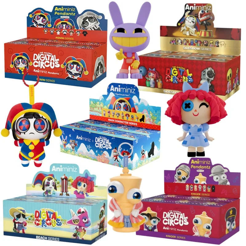 Genuine GLITCH The Amazing Digital Animiniz Series Collection Blind Box Pomni Jax Ragatha Gangle Doll Toy Girl's Birthday Gift