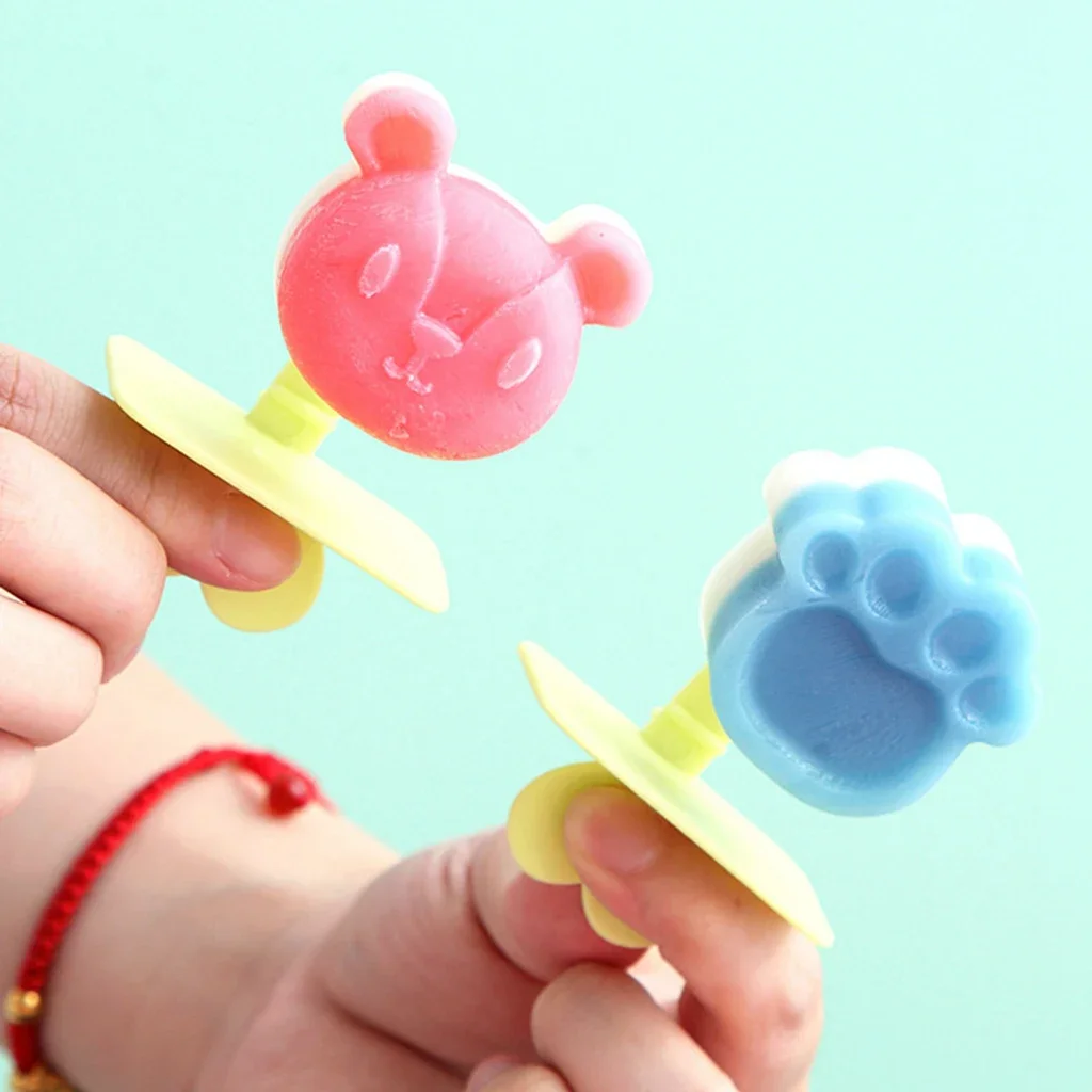 Cartoon Popsicle Mold Ice Cream Mold Ice Cube Maker Cube Tray Mould For Party Bar kitchen Pop Maker Mould Tray