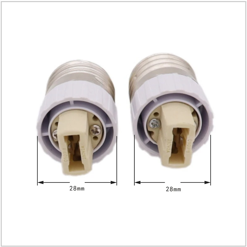 1/5/10Pcs E27 To G9 Flame Retardant Pc Ceramic Lampholder Conversion Head for Led Energy Saving Lamp Base Type Adaptor E2