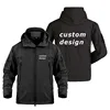 Custom Design Support Customization Diy Logo Multiple Pockets Fleece Warm SoftShell Jackets for Men Military Outdoor Man Coat 1