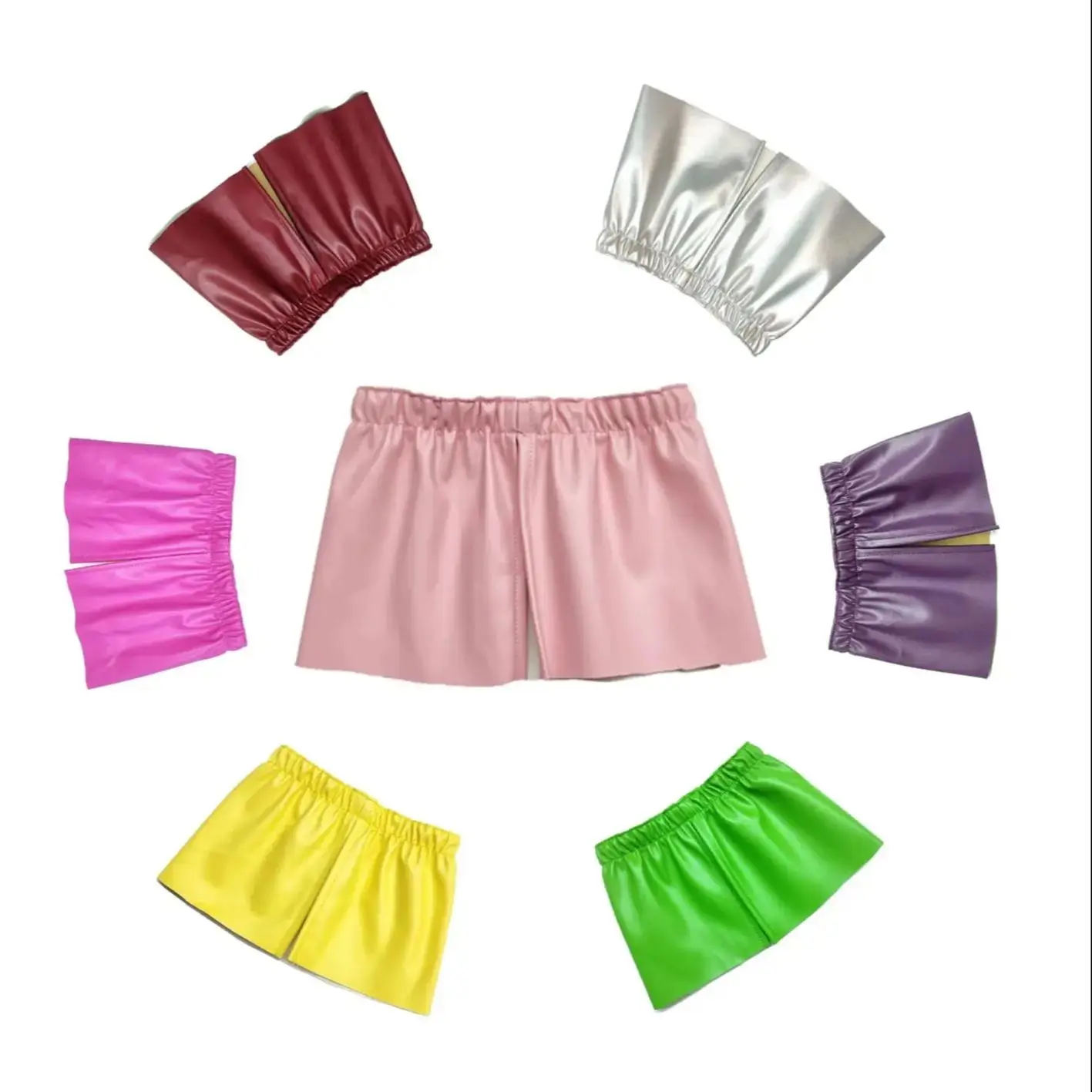 1 Dollar Limited Time Sale Pet Multi-Color Leather Skirt Small Medium Dog Wear Cute Pet Clothing