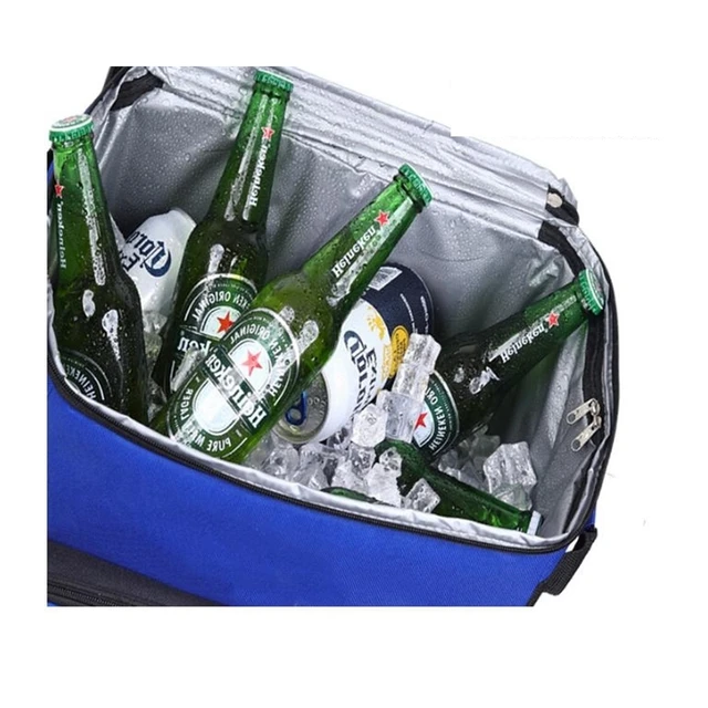 Isolierte Roll Kühltasche Trolley Isoliert Lebensmittelgeschäft Camping  Picknicks Tasche Große Kapazität Trolley tasche Thermische Taschen Mit  rädern - AliExpress