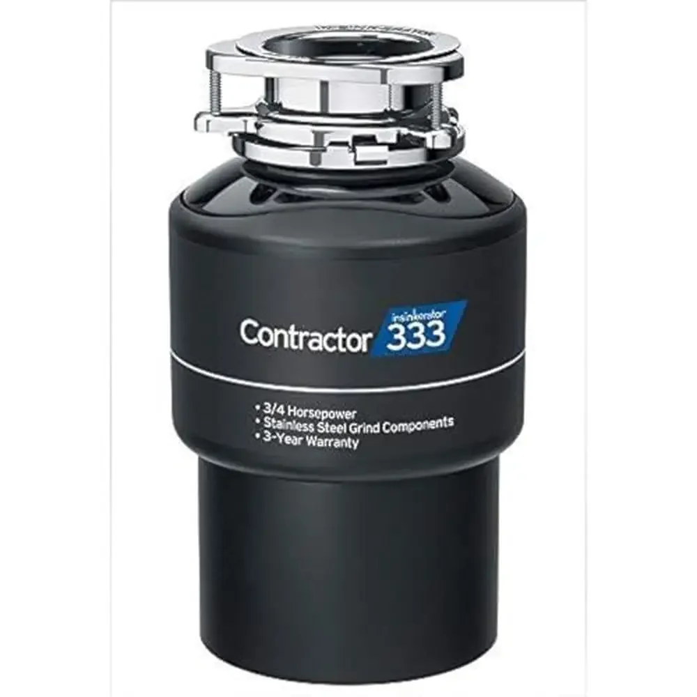 Powerful 1.25HP Quiet Garbage Disposal Stainless Steel Grind Technology