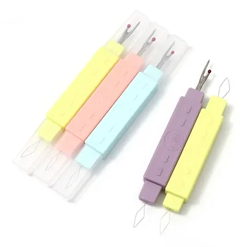 2 in 1 Needle Threader Seam Ripper Threading Seam Remover Seam Ripper Tool  Needle Threader Tool for Sewing Knitting Quilting 1