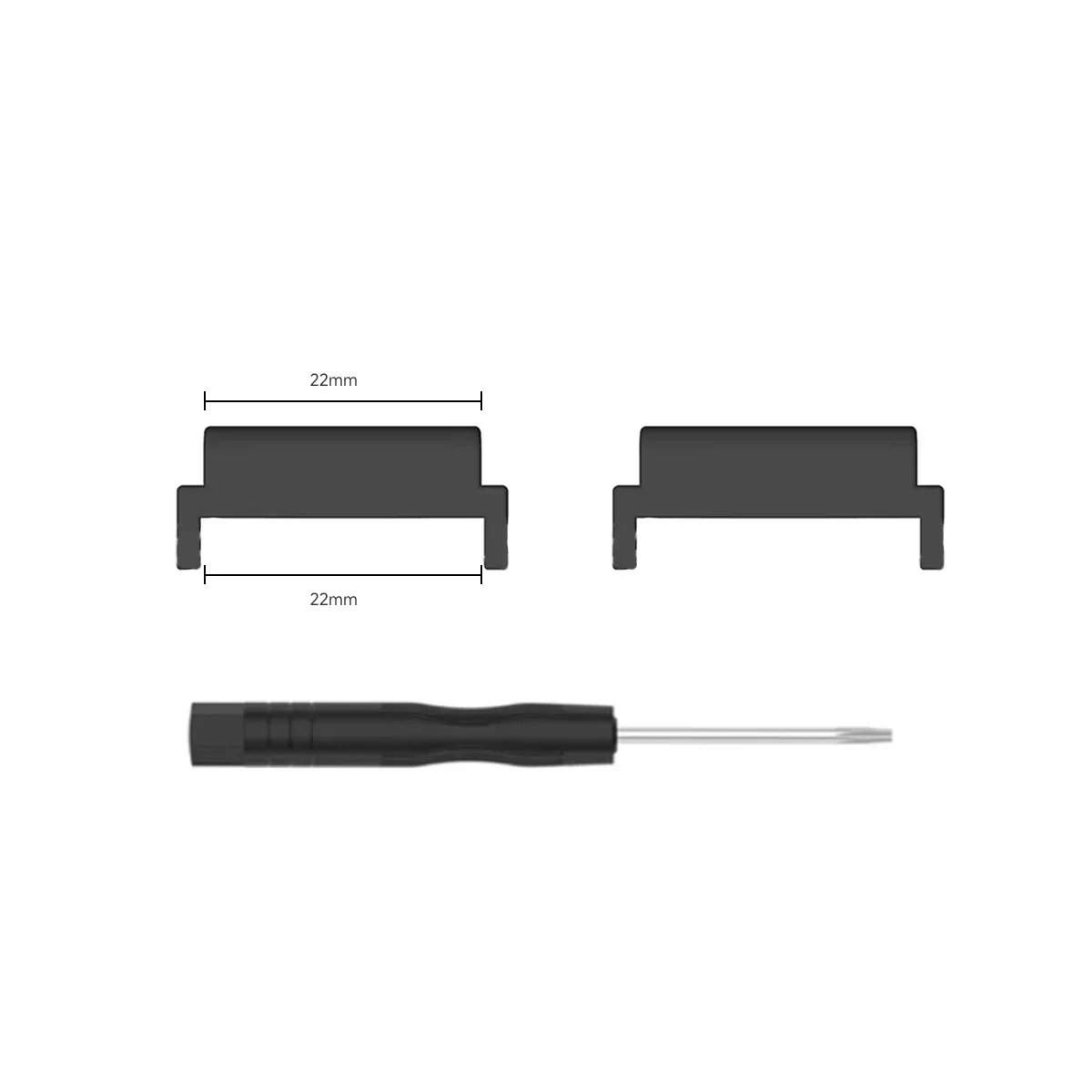 Enhanced Metal Connector with Tool for Smartwatch Strap Adapter