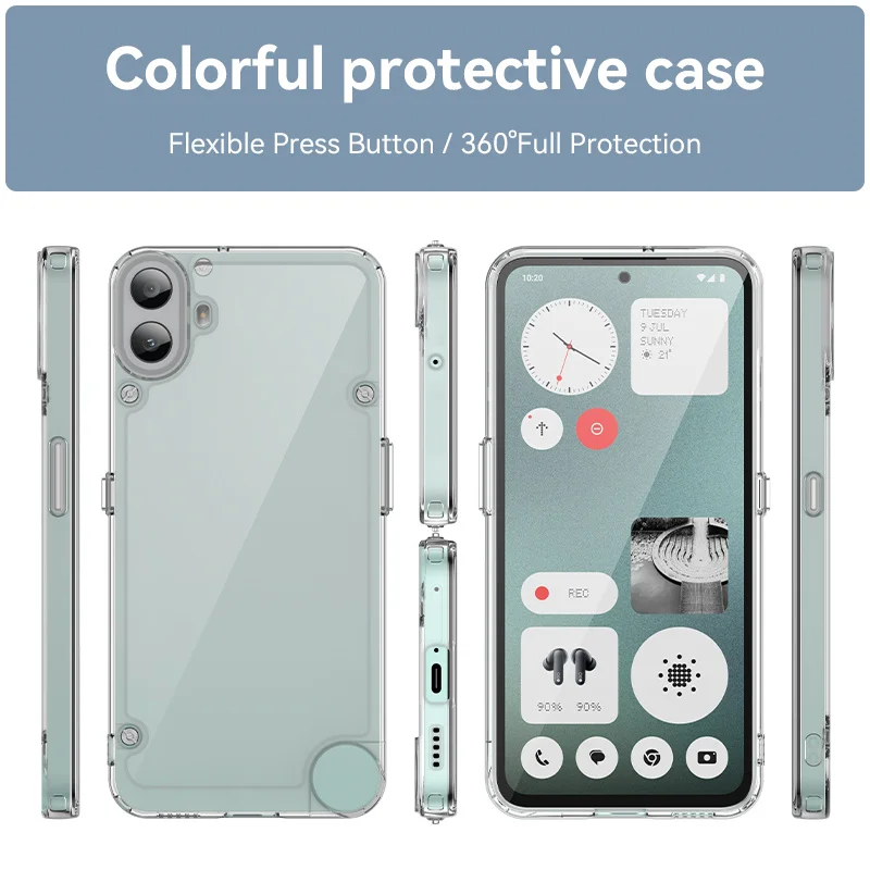 Custodia In Silicone Antishock Per Nothing CMF Phone 1 Design Scarpe 05