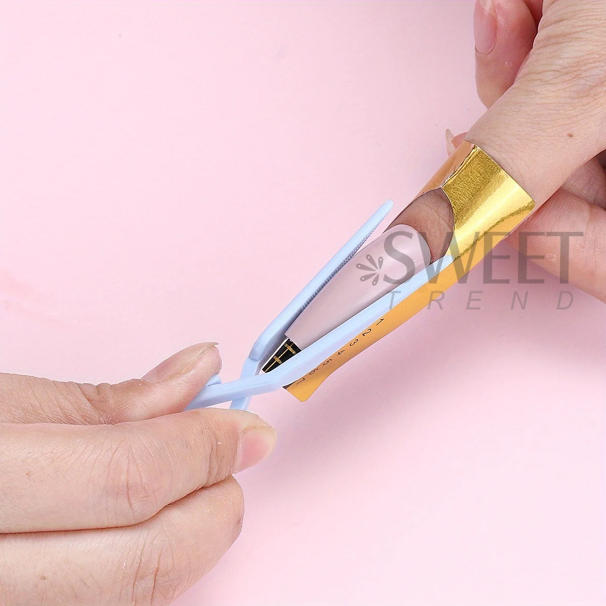 20pcs Anti-Spill Nail Polish Applicator Clips Positioning Cross Fingernails Auxiliary Tools Phototherapy Care Manicure Accessory