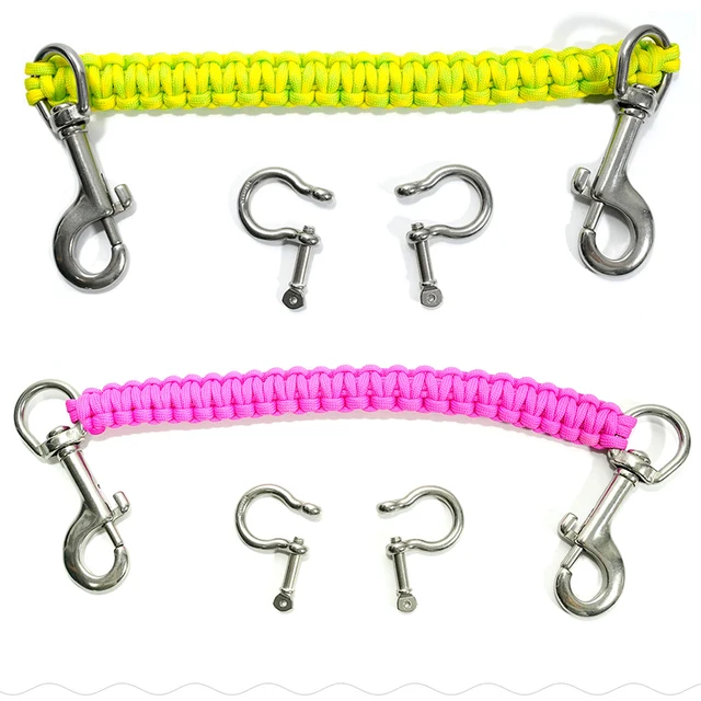 수중 사진의 편안함과 안전성을 위한 핸들 로프